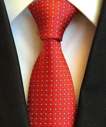 Plaid Striped Silk Men Neckties - Necktie | LeStyleParfait-Necktie