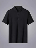 Plain Short Sleeve Men Polo Shirt - Polo Shirt - LeStyleParfait