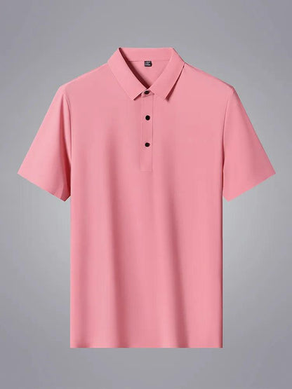 Plain Short Sleeve Men Polo Shirt - Polo Shirt - LeStyleParfait