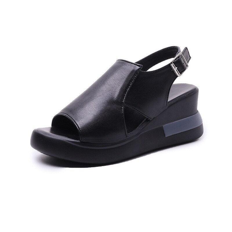 Platform Wedge Sandals Shoes - Wedge Shoes - LeStyleParfait