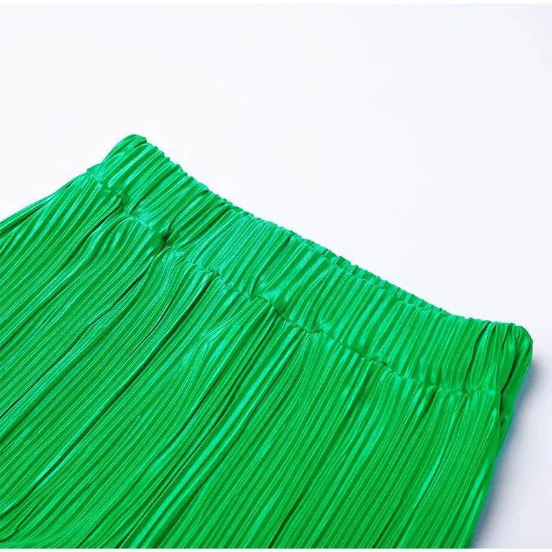 Pleated Oversized Pants - Women Pants - LeStyleParfait