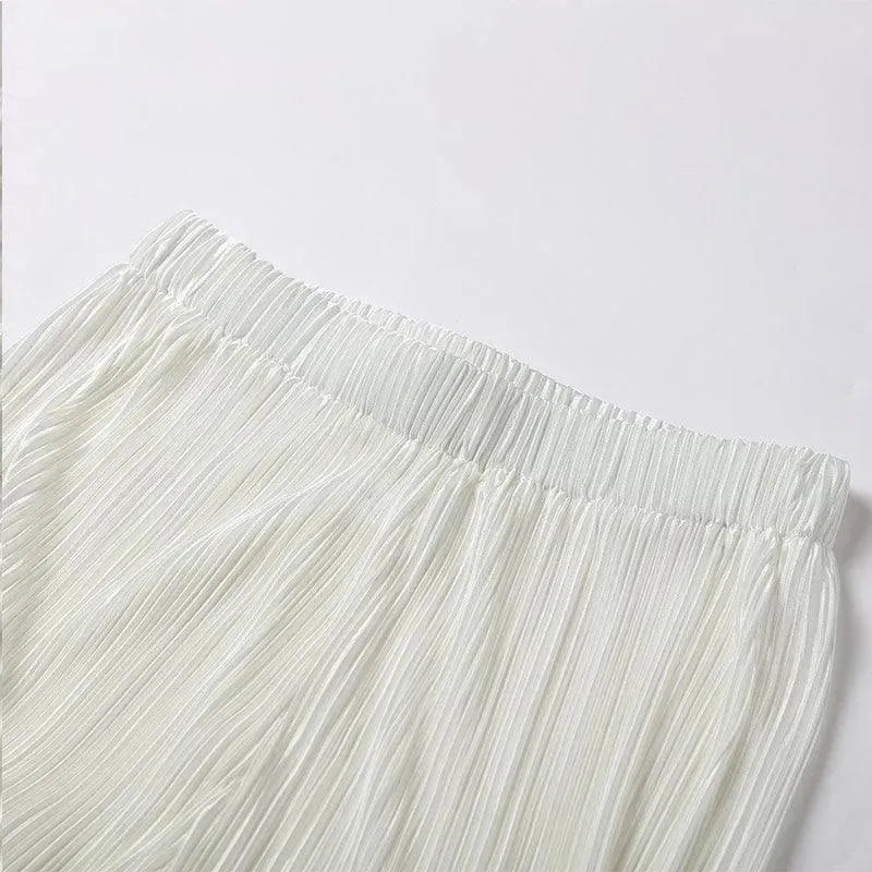 Pleated Oversized Pants - Women Pants - LeStyleParfait