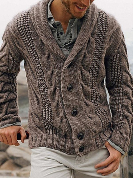 Plus Size Men Cardigan Sweater - Cardigan Sweater - LeStyleParfait