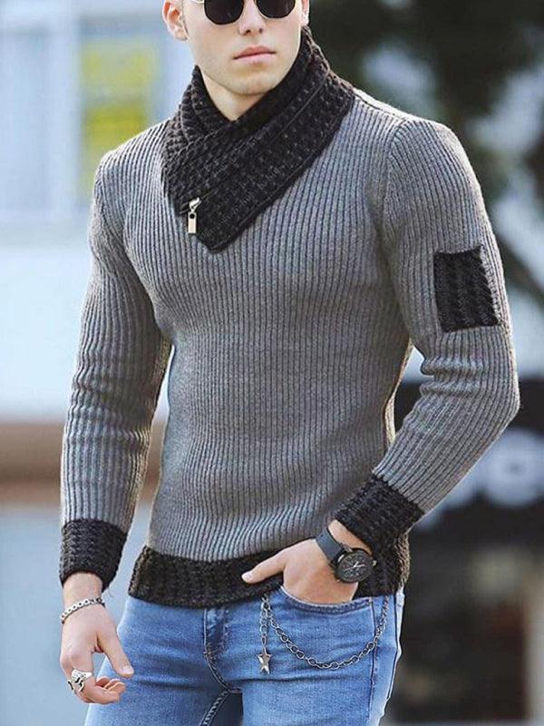 Plus Size Turtleneck Sweater Pullover Men - Pullover Sweater - LeStyleParfait