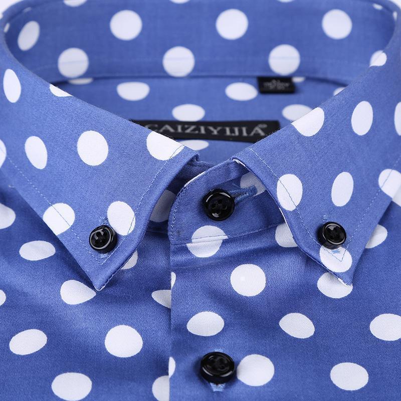 Polka Dot Dress Shirt For Men - Dress Shirt - LeStyleParfait