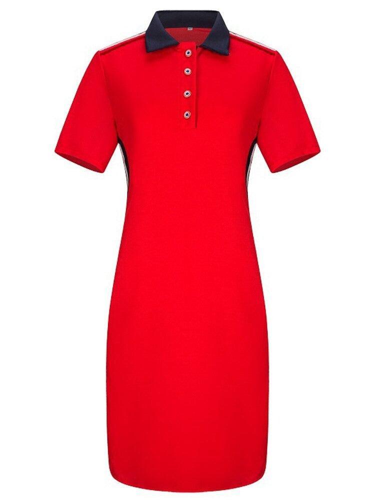 Polo Dress - Plus Size T-Shirt Dress - Dress - LeStyleParfait