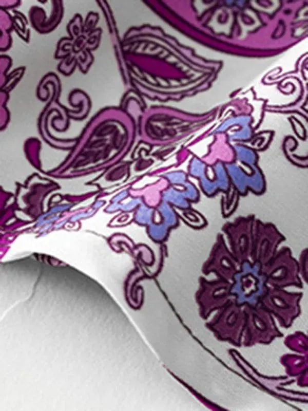 Printed Casual Long Sleeved Women Shirt - Women's Shirt - LeStyleParfait