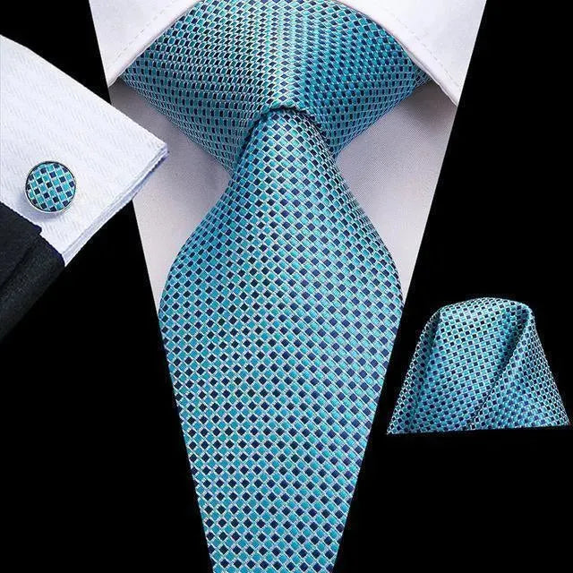Pure Dedication Cufflink Necktie Set - Necktie | LeStyleParfait-Necktie