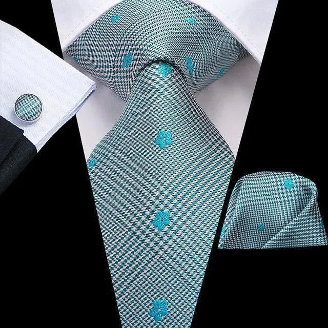 Pure Dedication Cufflink Necktie Set - Necktie | LeStyleParfait-Necktie
