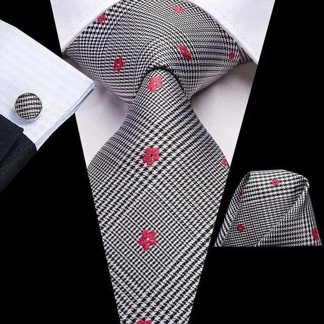 Pure Dedication Cufflink Necktie Set - Necktie | LeStyleParfait-Necktie