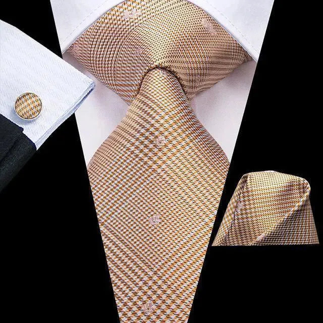 Pure Dedication Cufflink Necktie Set - Necktie | LeStyleParfait-Necktie