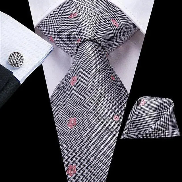 Pure Dedication Cufflink Necktie Set - Necktie | LeStyleParfait-Necktie