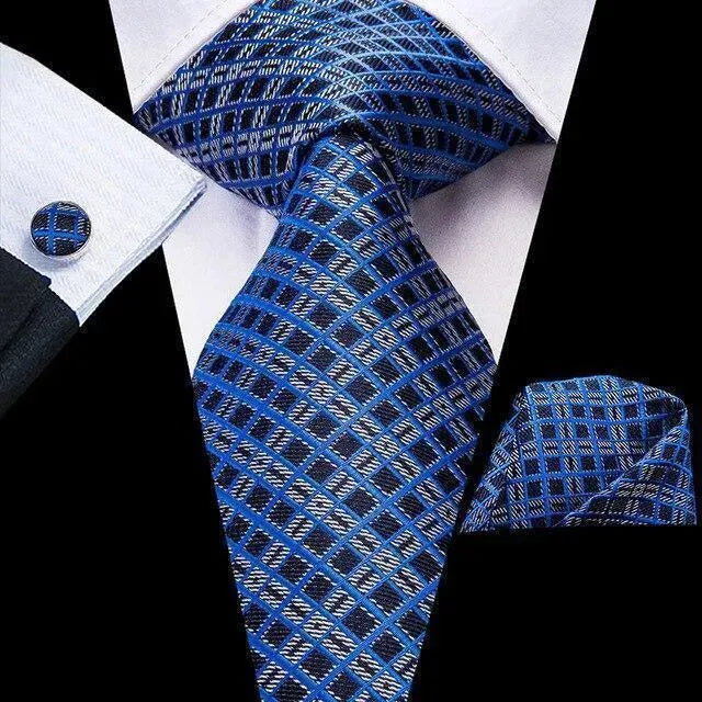 Pure Dedication Cufflink Necktie Set - Necktie | LeStyleParfait-Necktie