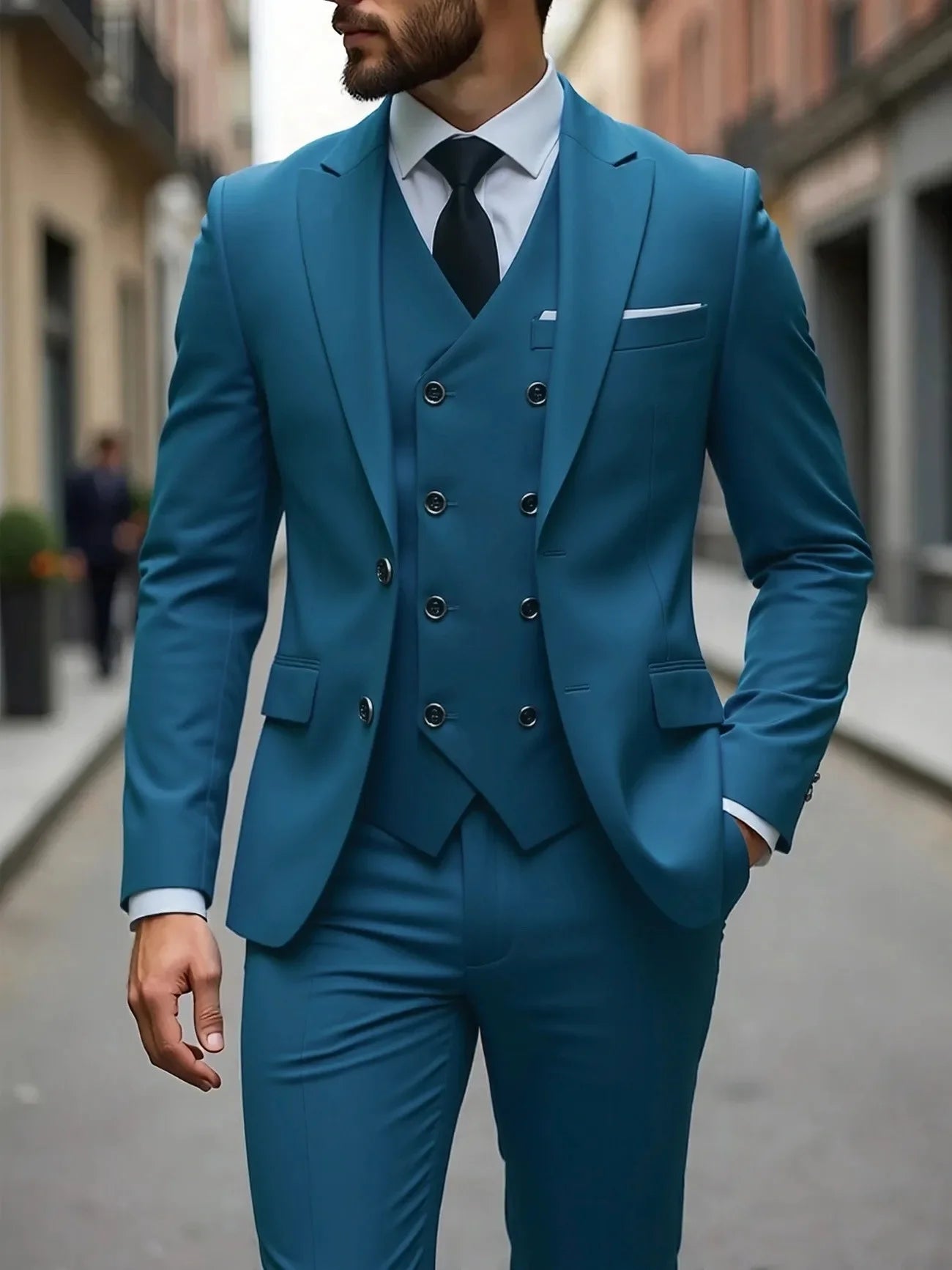 Men's Wedding Tuxedo 3 Piece – Groom Formal Suit