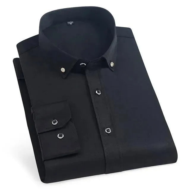 Refined Gentleman Men Dress Shirt - Dress Shirt - LeStyleParfait