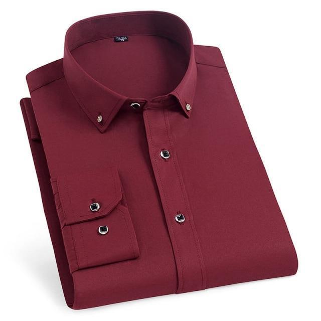 Refined Gentleman Men Dress Shirt - Dress Shirt - LeStyleParfait