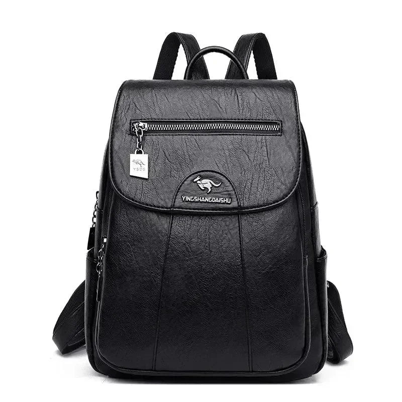 Retro Soft Leather Women's Backpack - Backpack - LeStyleParfait