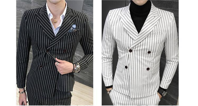 Richardson Three Piece Striped Suit - Three Piece Suit - LeStyleParfait