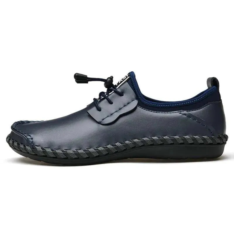 Ripple Lace-Up Leather Shoes - Casual Shoes - LeStyleParfait