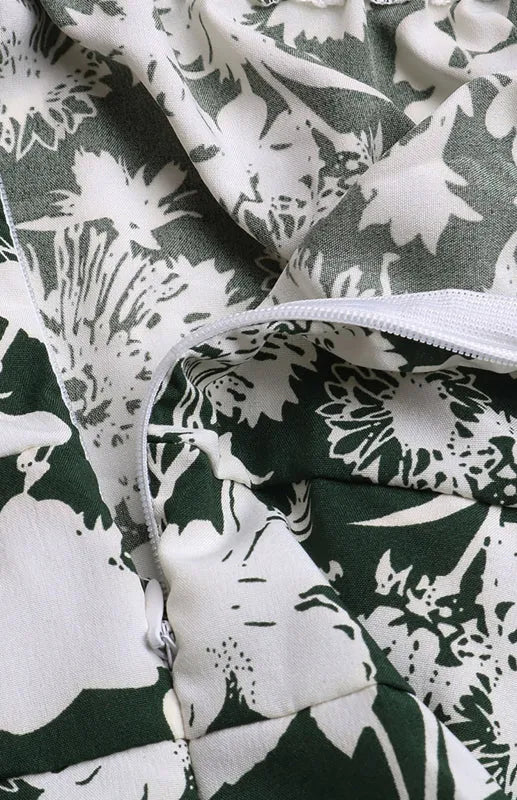 Women Romantic Floral Off-Shoulder Midi Dress - Floral Midi Dress - LeStyleParfait