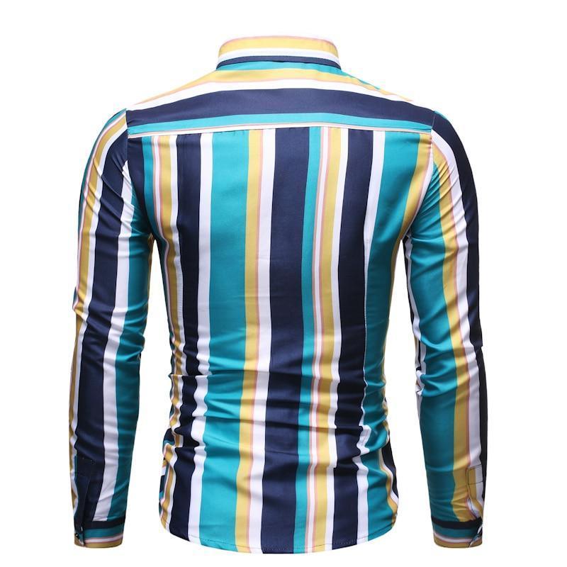 Sabuni Striped Casual Shirt For Men - Long Sleeve Shirt - LeStyleParfait