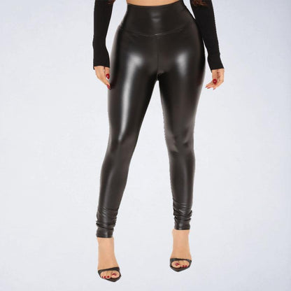 Sexy Slim Fit Leather Women Pants - Women Pants - LeStyleParfait