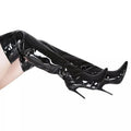 Shinny Pointed Women Knee High Boots - Knee High Boots - LeStyleParfait