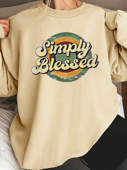 Simply Blessed Women Sweatshirt - Women Sweatshirt - LeStyleParfait