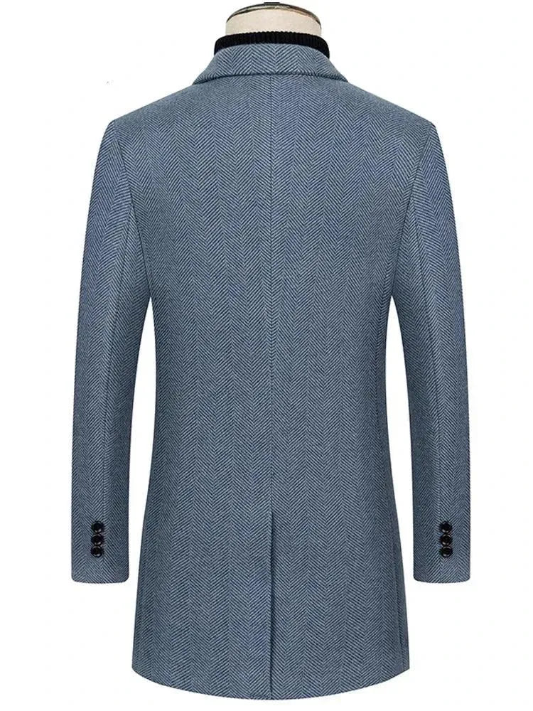 Single-breasted Men's Coat - Coat - LeStyleParfait