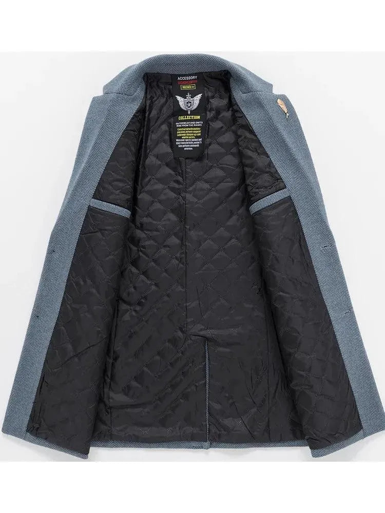 Single-breasted Men's Coat - Coat - LeStyleParfait