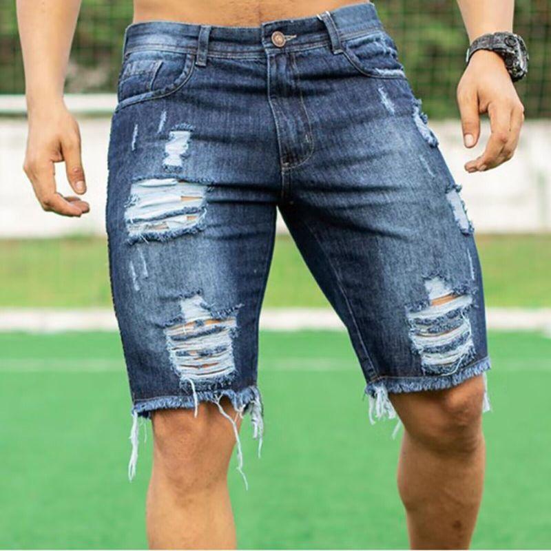 Slim Fit Men Jeans Shorts - Men's Shorts - LeStyleParfait