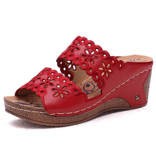 Slip-On Wedges Sandals - Wedge Shoes - LeStyleParfait