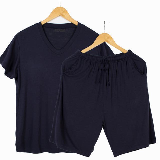 Soft Touch Men Pajama Set - Pajama Shorts Set - LeStyleParfait