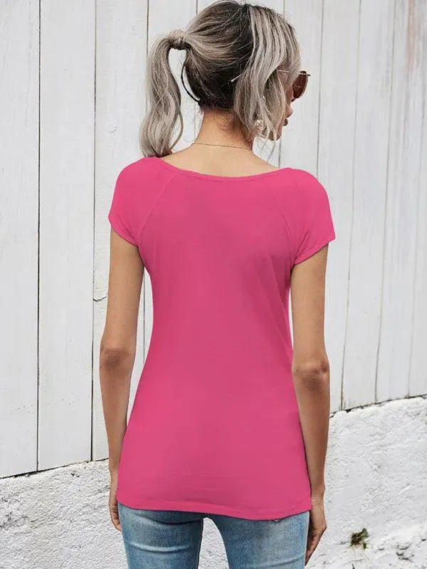 Solid Lace Women Top - Women Tops - LeStyleParfait