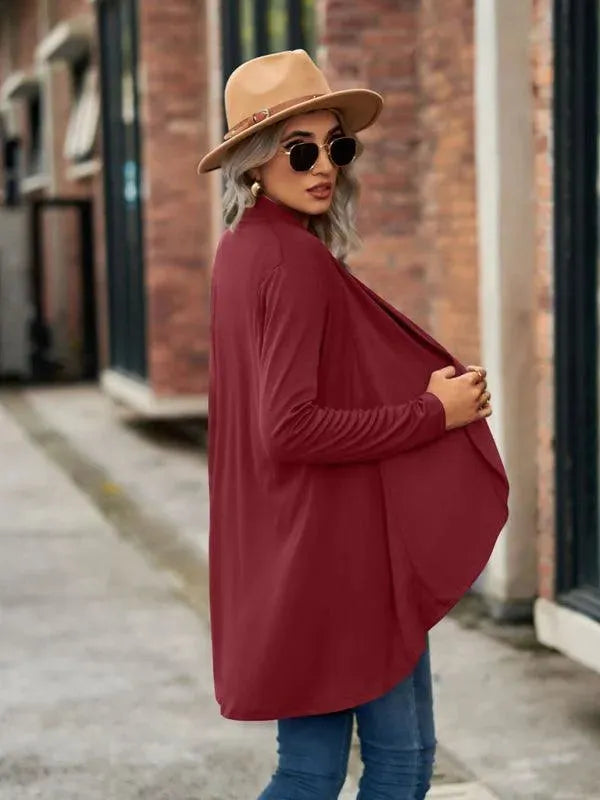 Solid Loose Women Cardigan Sweater - Cardigan Sweater - LeStyleParfait