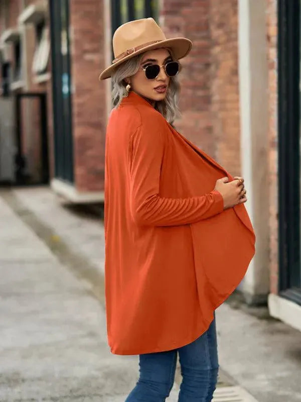 Solid Loose Women Cardigan Sweater - Cardigan Sweater - LeStyleParfait