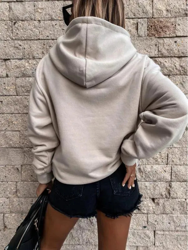 Solid Warm Women Hoodie - Women Hoodie - LeStyleParfait