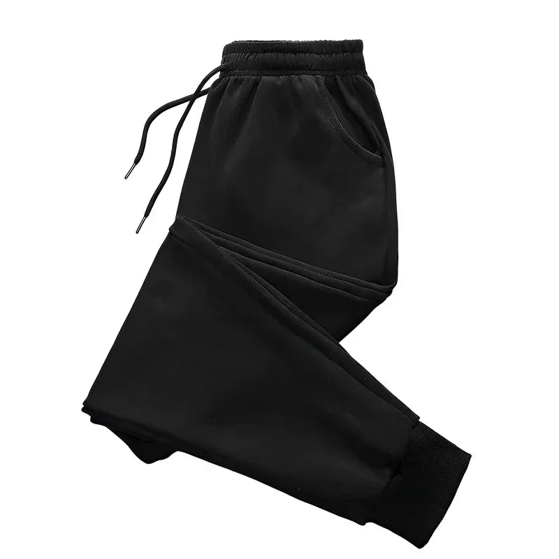 Pantalon de jogging sportif et décontracté pour homme - Taille mi-haute avec ceinture élastique