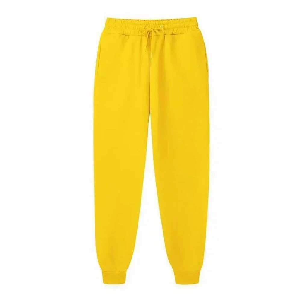 Pantalon de jogging unisexe décontracté et sportif - Confort polaire taille mi-haute