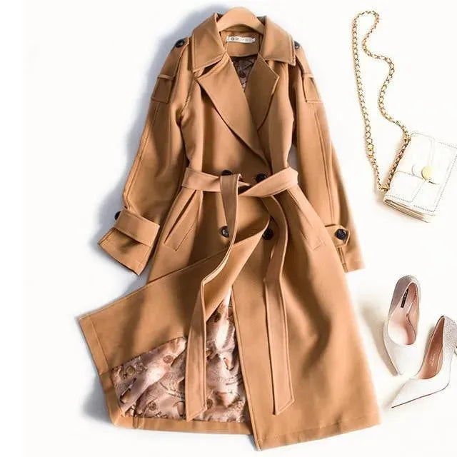 St. Tropez Trench Coat For Women - Trench Coat - LeStyleParfait