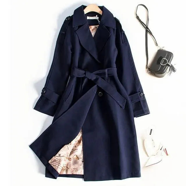 St. Tropez Trench Coat For Women - Trench Coat - LeStyleParfait