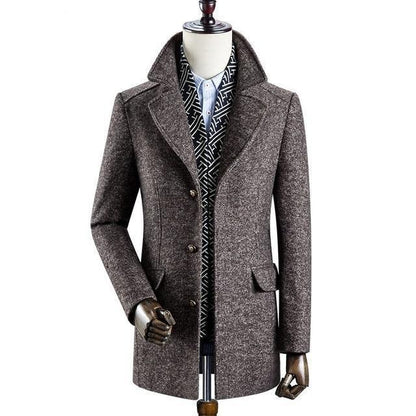 Stallone Wool Winter Coat For Men - Winter Coat - LeStyleParfait