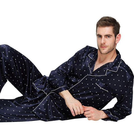 Staying Late Men Pajamas Set - Pajama Pant Set - LeStyleParfait