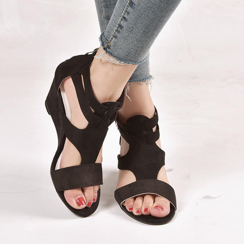 Strap Wedge Sandals - Wedge Shoes - LeStyleParfait