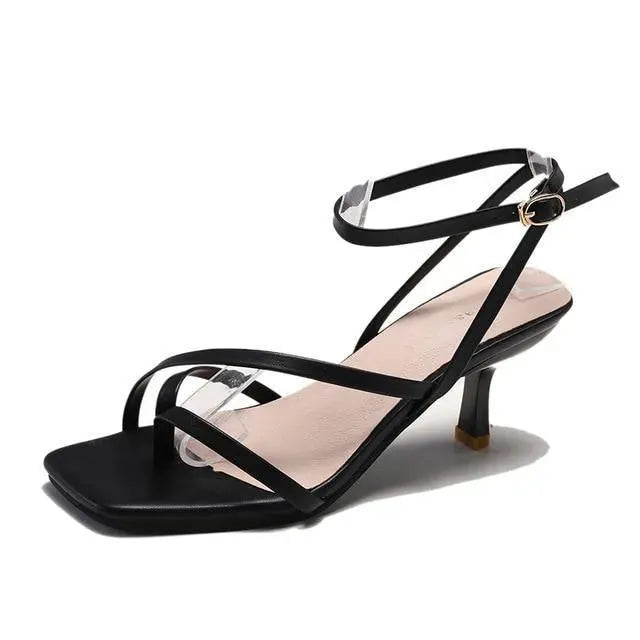Strappy Open-Toe Women High Heels - Sandals - LeStyleParfait