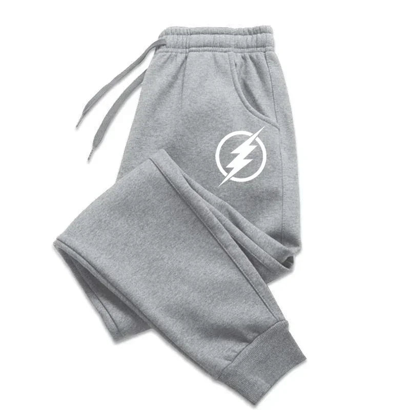Pantalon de jogging streetwear pour homme - Taille mi-haute, cordon de serrage, coupe fuselée