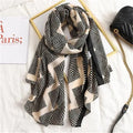 Striped Cotton Women Scarves - Scarf - LeStyleParfait