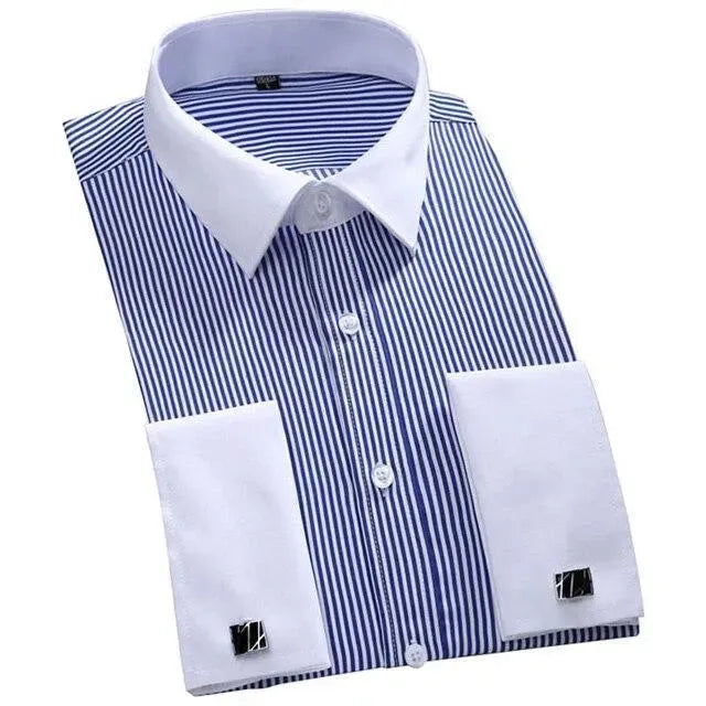 Striped Dress Shirt For Men - Dress Shirt - LeStyleParfait
