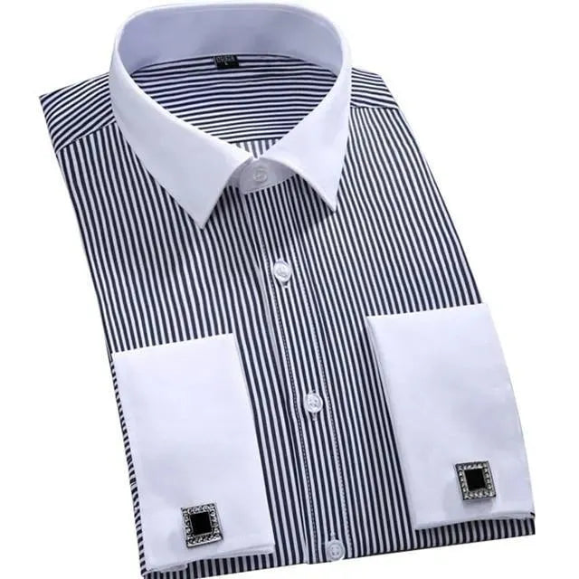 Striped Dress Shirt For Men - Dress Shirt - LeStyleParfait