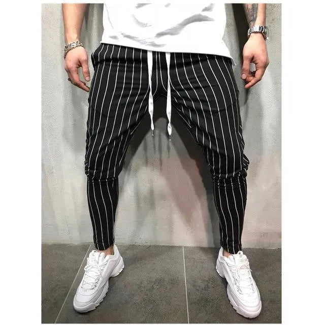 Striped Jogger Pants For Men - Jogger Pants - LeStyleParfait